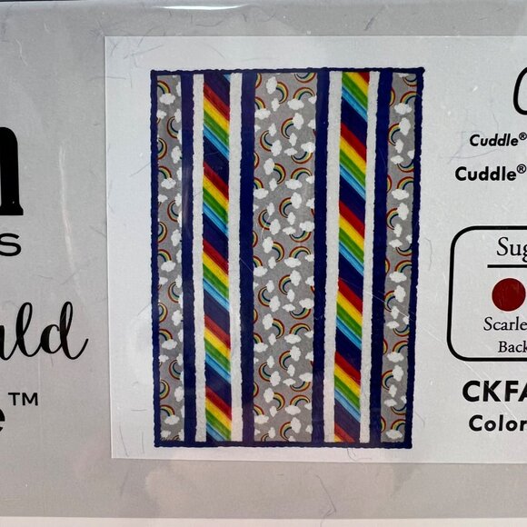 Shannon Fabrics Cuddle Kit Color Pop Finished Quilt 38” x 58” CKFAB 5 Minky NIB - Picture 10 of 14